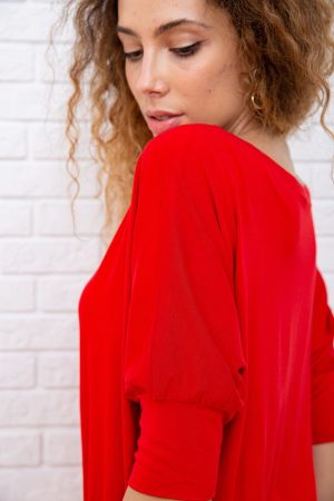 Туника 167R091-1 цвет Красный 4