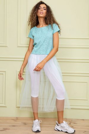 Туника 167R108-1 цвет Мятный 1