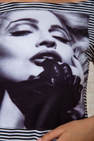 Туника 167R226-2 цвет Черно-белый 4