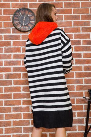 Туника женская 131R19006 цвет Черно-белый 4