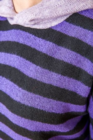 Туника женская 131R19006 цвет Фиолетово-черный 5