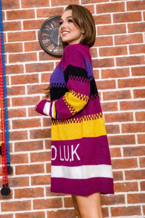 Туника женская 131R19007 цвет Бордово-фиолетовый 3