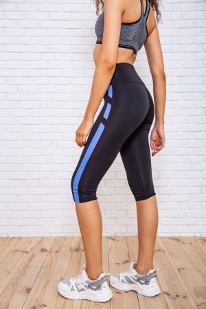 Велотреки жен.172R042 цвет Черно-голубой 4