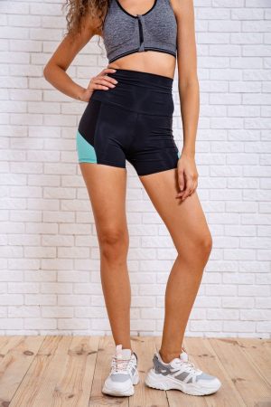 Велотреки жен.172R1241 цвет Черно-мятный 1