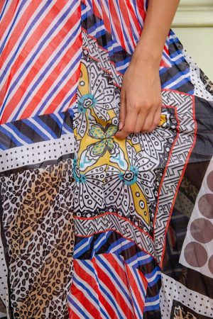 Юбка 131R133594 цвет Красный 4