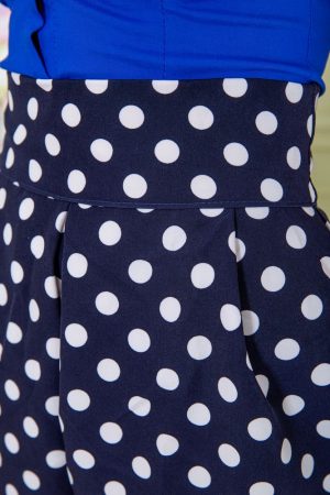 Юбка 167R052-6 цвет Темно-синий 4