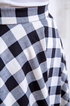 Юбка 167R087 цвет Серо-белый 4