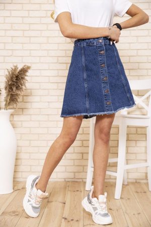 Юбка джинсовая 164R3038 цвет Синий 2