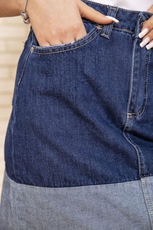 Юбка женская 129R2576 цвет Темно-синий 4