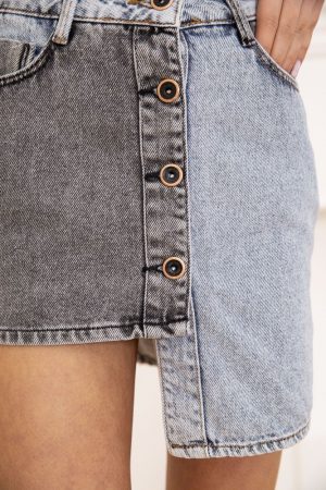 Юбка женская 129R263-42 цвет Голубой 4