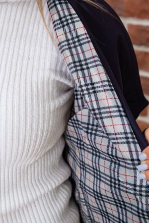 Жакет женский 167R071 цвет Темно-синий 4